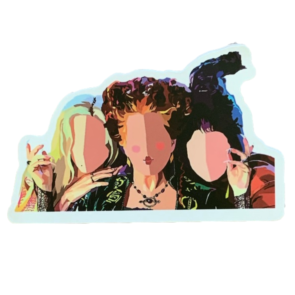 6/$12 Hocus Pocus Vinyl Sticker Matte